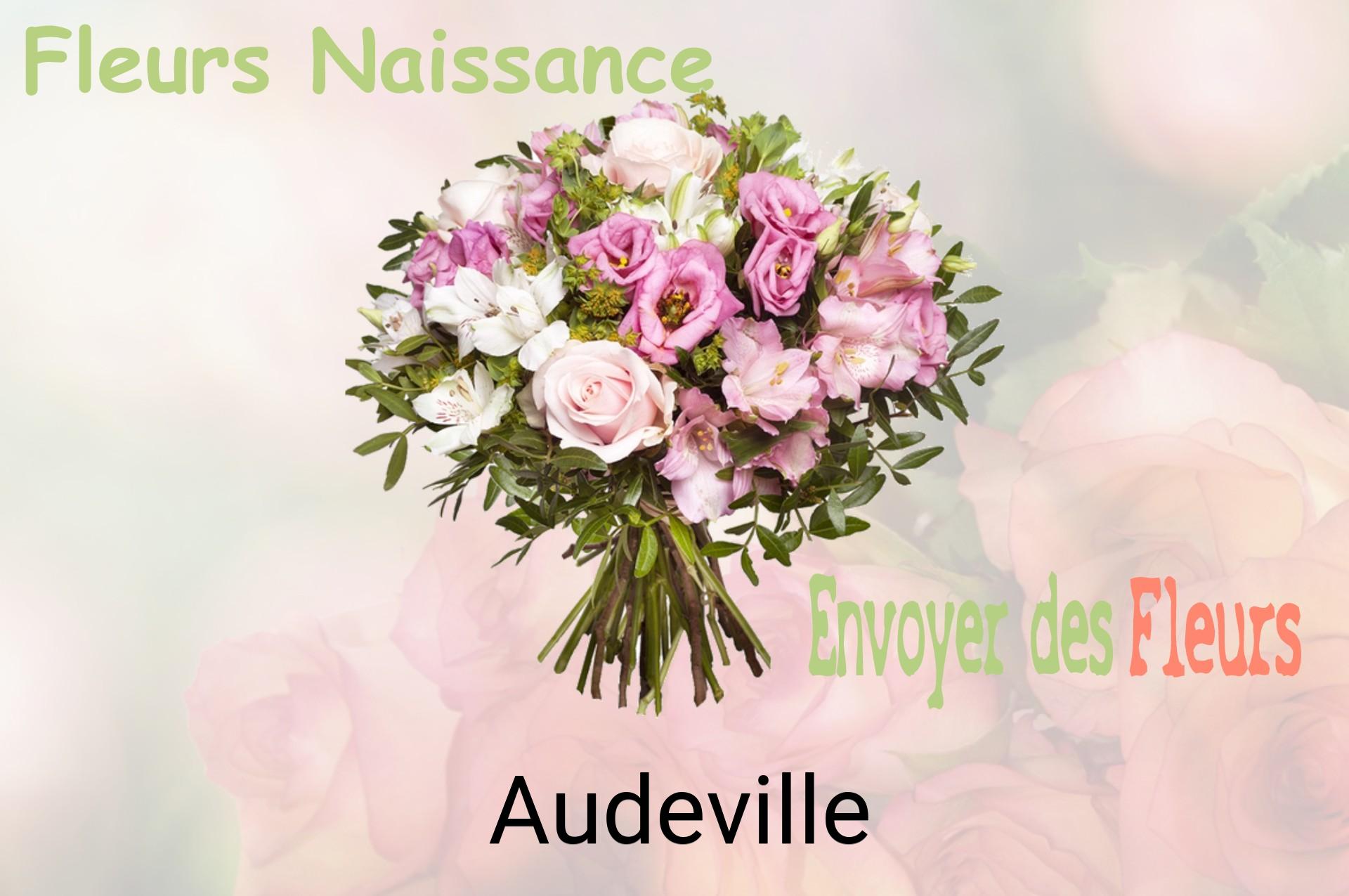 Bouquet de fleurs de naissance livré à Audeville